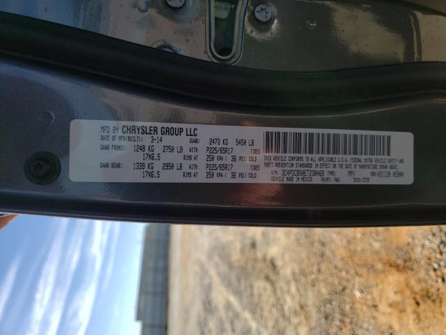 2014 DODGE JOURNEY 3C4PDCBG0ET238469