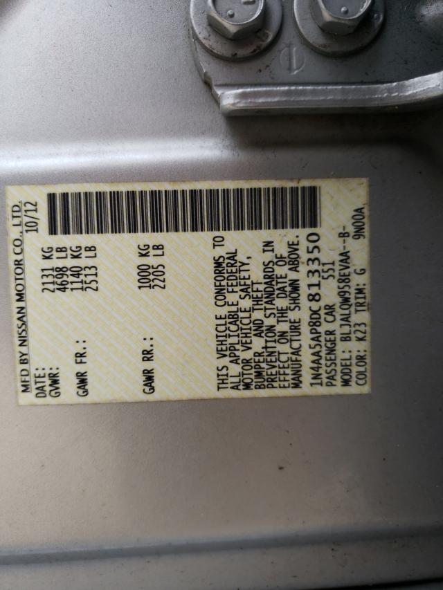 2013 NISSAN 240SX 1N4AA5AP8DC813350