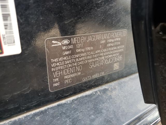 2018 JAGUAR XE SAJAR4FX5JCP36486