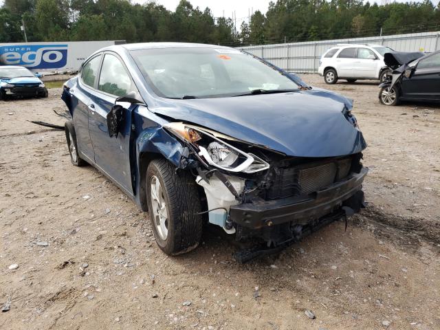 Salvage cars for sale from Copart Charles City, VA: 2014 Hyundai Elantra SE