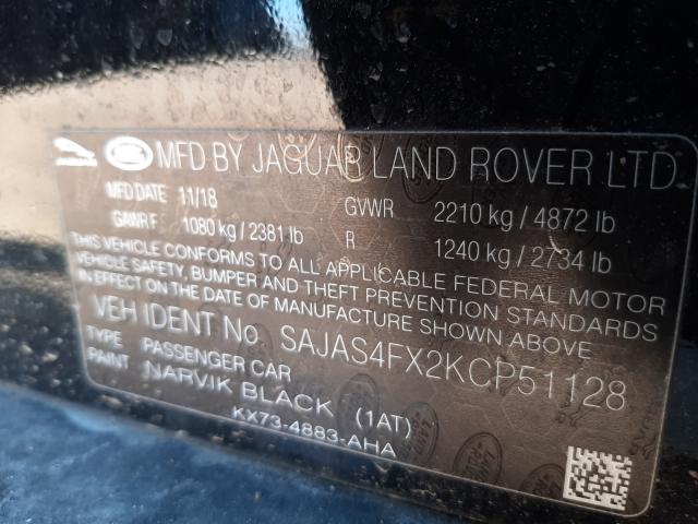 2019 JAGUAR XE SAJAS4FX2KCP51128