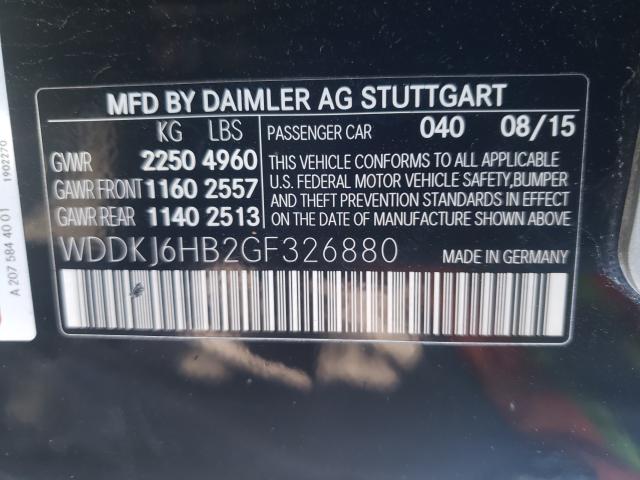 2016 Mercedes-Benz E 400 4Matic VIN: WDDKJ6HB2GF326880 Lot: 51909914