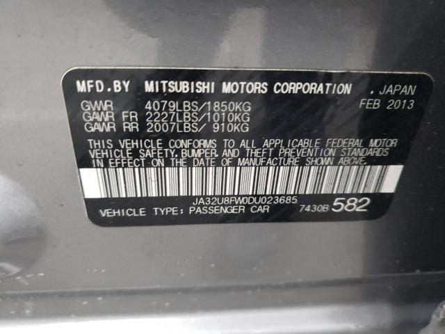 2013 MITSUBISHI LANCER GT JA32U8FW0DU023685