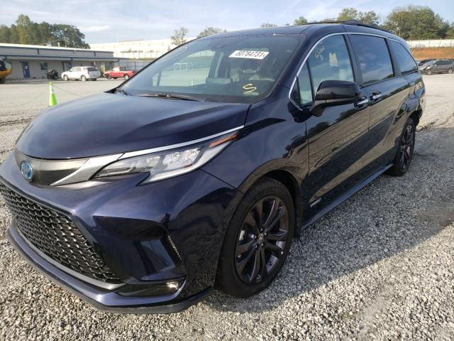 2021 TOYOTA SIENNA XSE 5TDDRKEC7MS035076