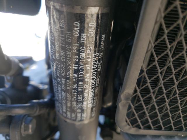 2019 KAWASAKI VN1700 K JKBVNRK10KA016283