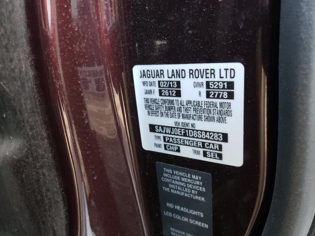 2013 JAGUAR XF SAJWJ0EF1D8S84283