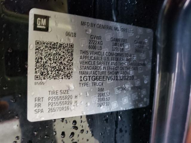 2018 GMC CANYON DEN 1GTG6EEN6J1320210