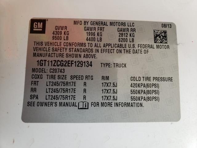 2014 GMC SIERRA C25 1GT11ZCG2EF129134