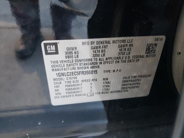 2015 CHEVROLET TAHOE POLI 1GNLC2EC5FR266015