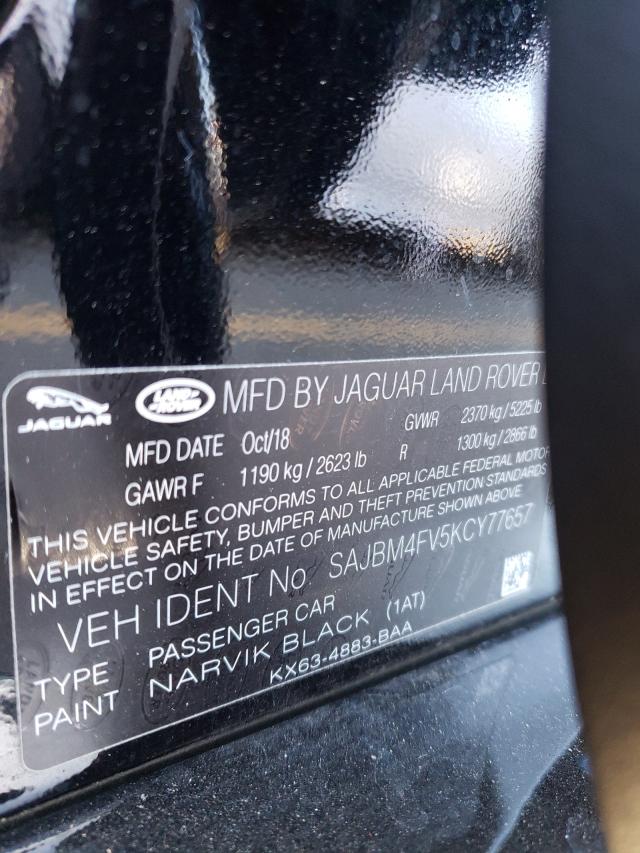 2019 JAGUAR XF S SAJBM4FV5KCY77657