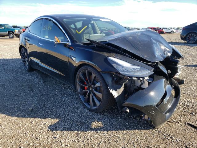 Salvage cars for sale at Elgin, IL auction: 2020 Tesla Model 3