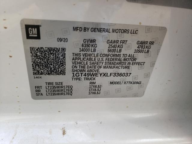 2020 GMC SIERRA K35 1GT49WEYXLF336037