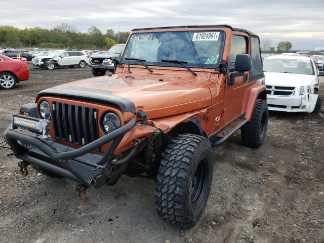 1J4FA49S22P729799 Jeep Wrangler / 2002. Фото: 1