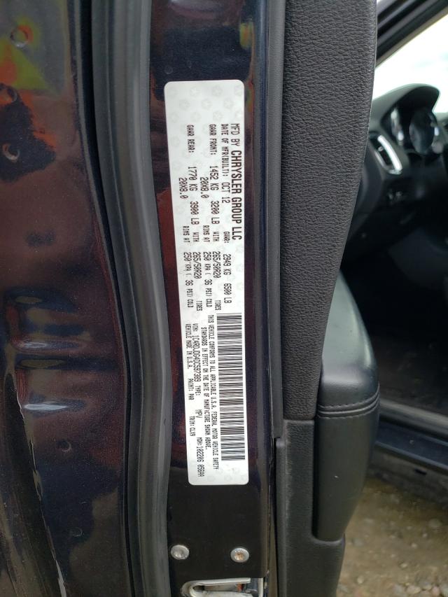 2013 DODGE DURANGO CR 1C4RDJDG4DC597389