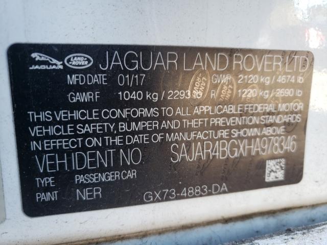 2017 JAGUAR XE SAJAR4BGXHA978346