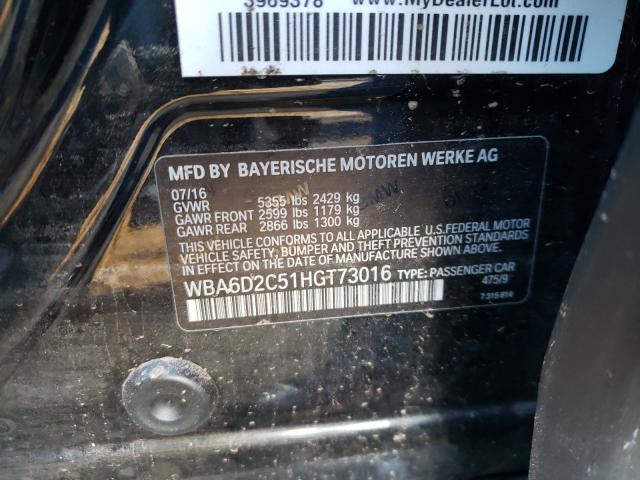2017 BMW 640XI WBA6D2C51HGT73016