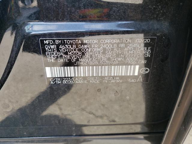 2020 LEXUS IS 350 F-S JTHGZ1B28L5035948
