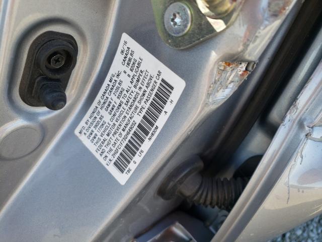 2016 HONDA CIVIC EXL - 2HGFC1F73GH649052