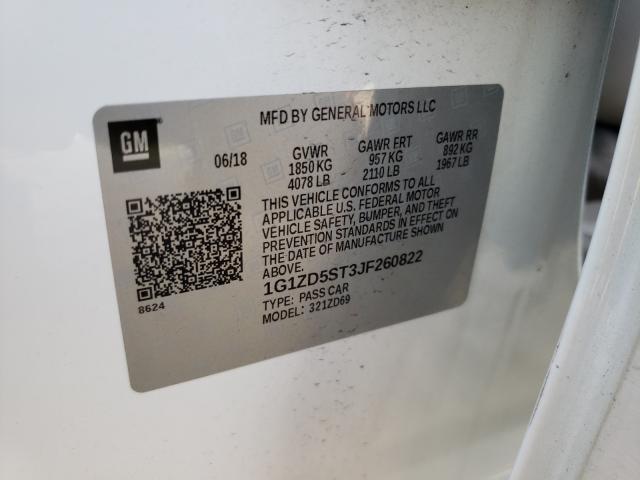 2018 CHEVROLET MALIBU LT - 1G1ZD5ST3JF260822