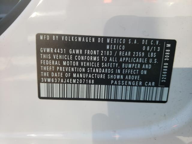 2014 VOLKSWAGEN PASSAT 3VW637AJ4EM207168