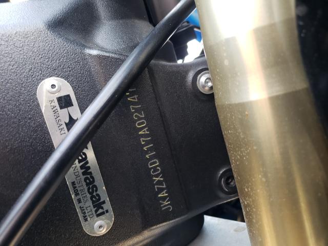 2007 KAWASAKI ZX1000 D JKAZXCD117A027472