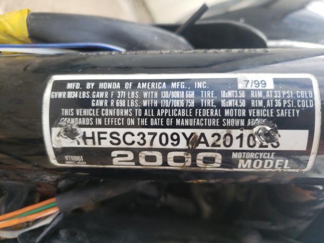 2000 HONDA VT1100 T 1HFSC3709YA201026