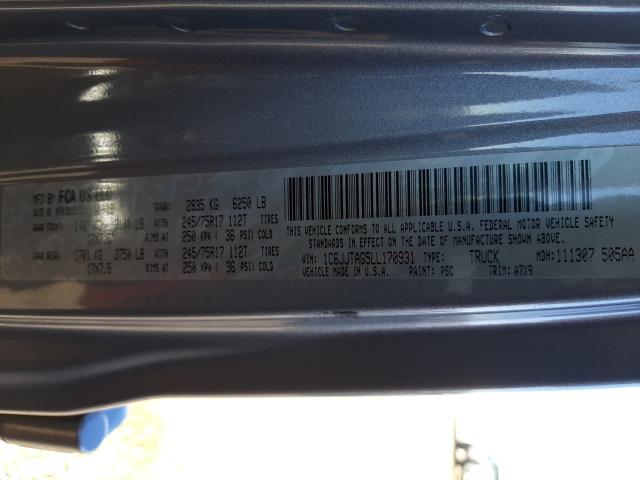 2020 JEEP GLADIATOR 1C6JJTAG5LL170931