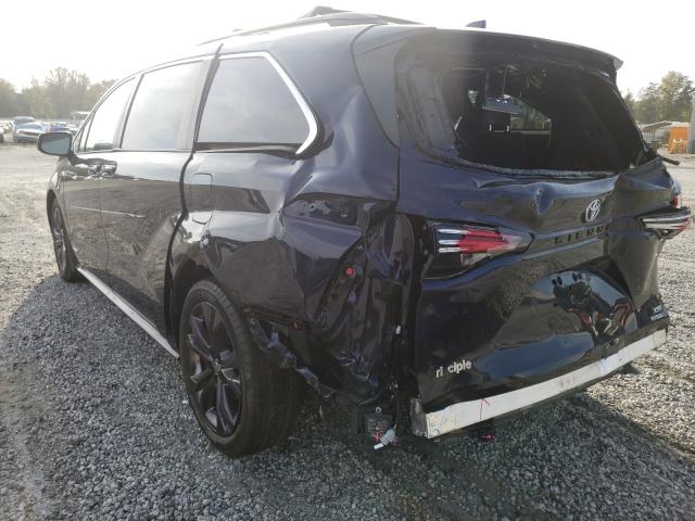 2021 TOYOTA SIENNA XSE 5TDDRKEC7MS035076