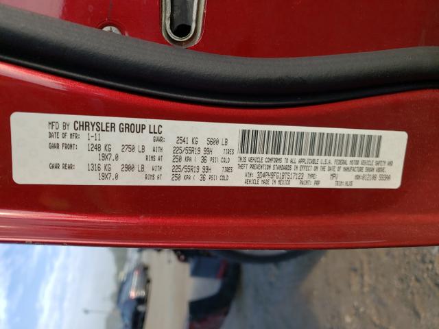 2011 DODGE JOURNEY LU 3D4PH9FG1BT517123