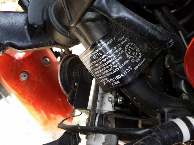 2016 KAWASAKI EX300 B JKAEX8B11GDA31750