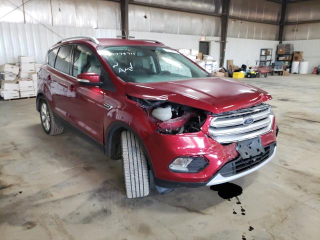 Vehiculos salvage en venta de Copart Des Moines, IA: 2017 Ford Escape Titanium