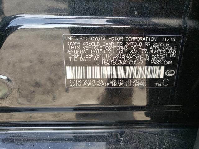 2016 LEXUS GS 350 BAS JTHBZ1BL3GA000279