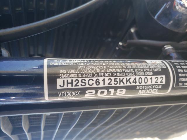 2019 HONDA VT1300 CX JH2SC6125KK400122