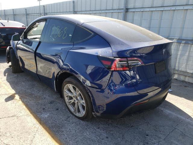 2021 TESLA MODEL Y 5YJYGDEE7MF105099
