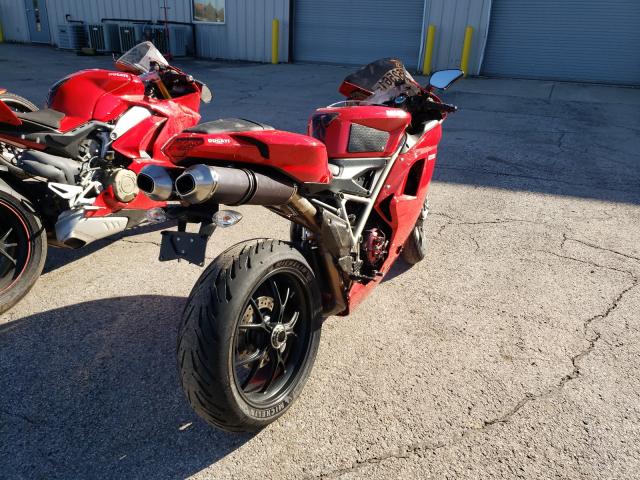 2009 DUCATI 1198 BASE ZDM1XBLW09B025482