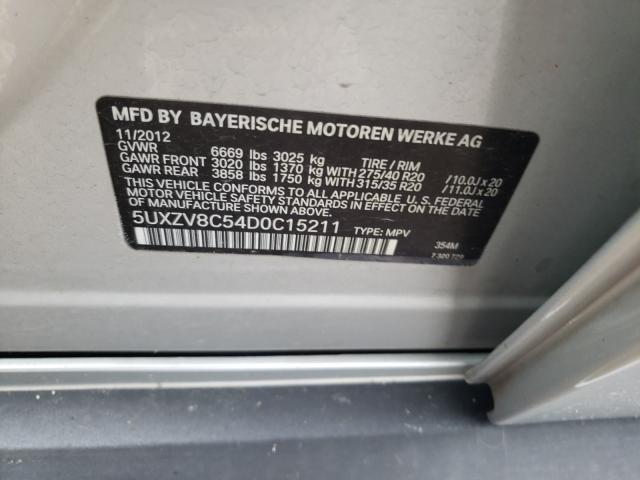 2013 BMW X5 XDRIVE5 5UXZV8C54D0C15211