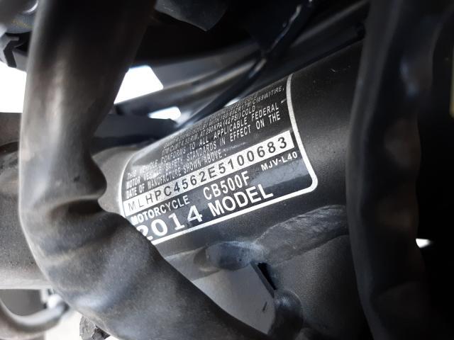 2014 HONDA CB500 F MLHPC4562E5100683