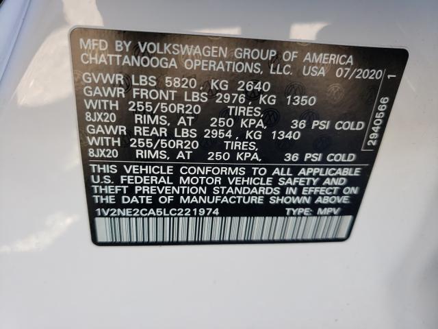 2020 VOLKSWAGEN ATLAS CROS 1V2NE2CA5LC221974