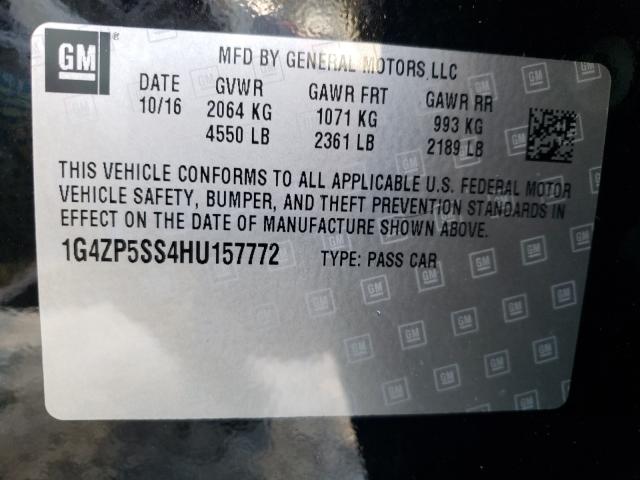 2017 BUICK LACROSSE E 1G4ZP5SS4HU157772