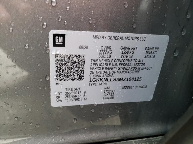 2021 GMC ACADIA AT4 1GKKNLLS3MZ104125