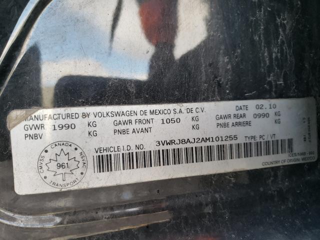 2010 VOLKSWAGEN JETTA WOLF 3VWRJ8AJ2AM101255