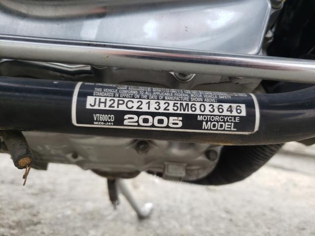 2005 HONDA VT600 CD JH2PC21325M603646