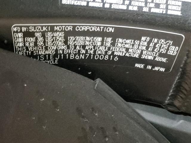2022 SUZUKI GSX1300 RR JS1EJ11B6N7100816