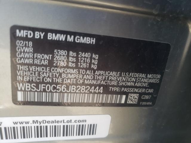 2018 BMW M5 WBSJF0C56JB282444