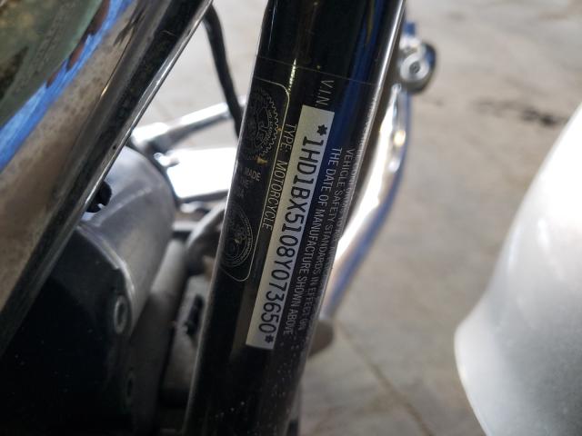 2008 HARLEY-DAVIDSON FLSTF 1HD1BX5108Y073650