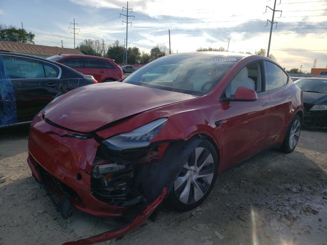 2020 TESLA MODEL Y 5YJYGDEF4LF006327
