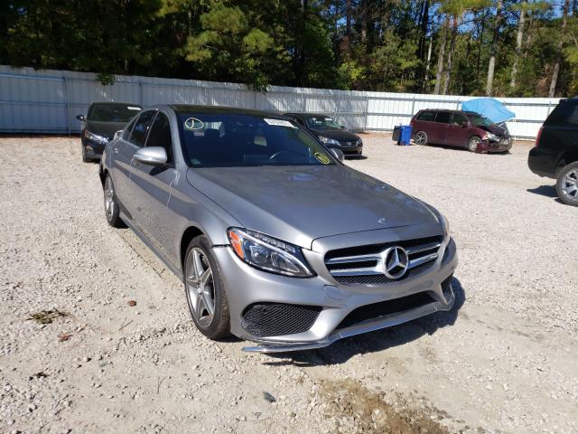 Salvage cars for sale from Copart Knightdale, NC: 2015 Mercedes-Benz C 400 4matic