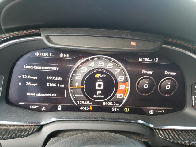 2018 AUDI R8 SPYDER WUA4BCFX3J7900419