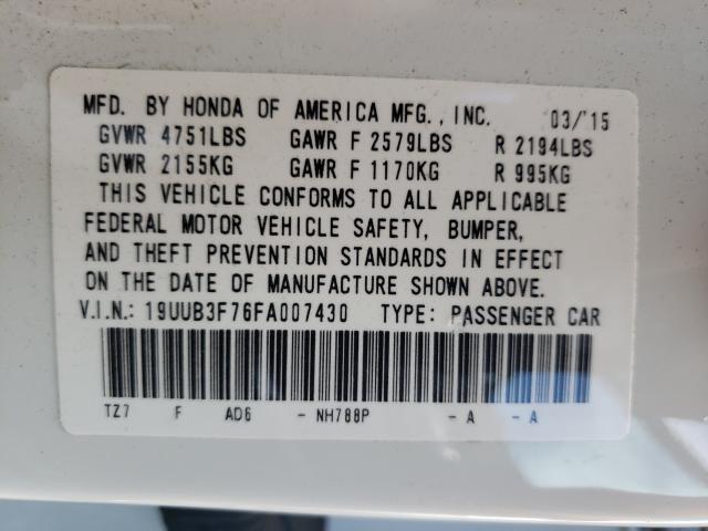 2015 ACURA TLX ADVANC 19UUB3F76FA007430