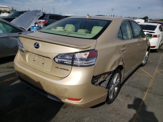2010 LEXUS HS 250H JTHBB1BAXA2010330